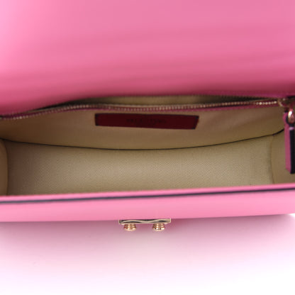 Valentino Garavani Vitello Medium Glam Lock Rockstud Flap Ninphea 9 of 11