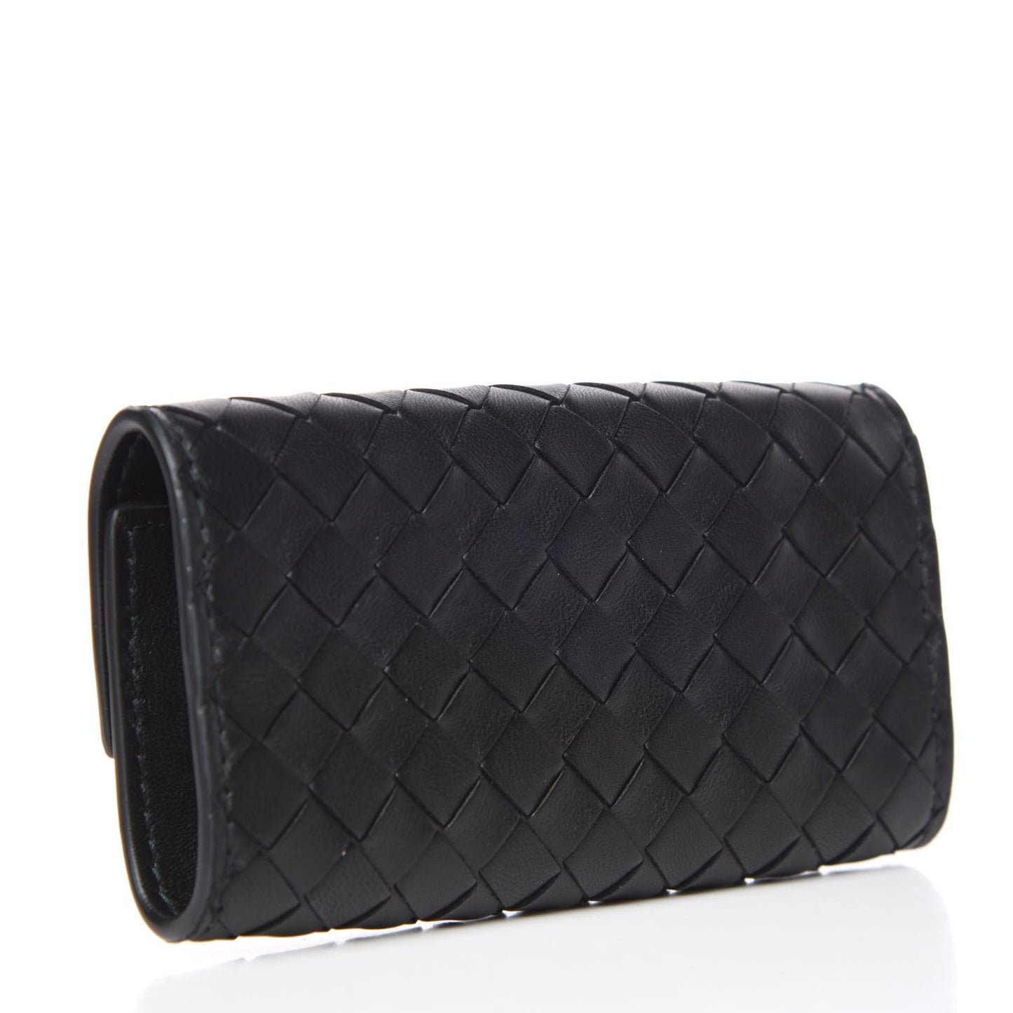 Nappa Intrecciato 6 Key Holder Black