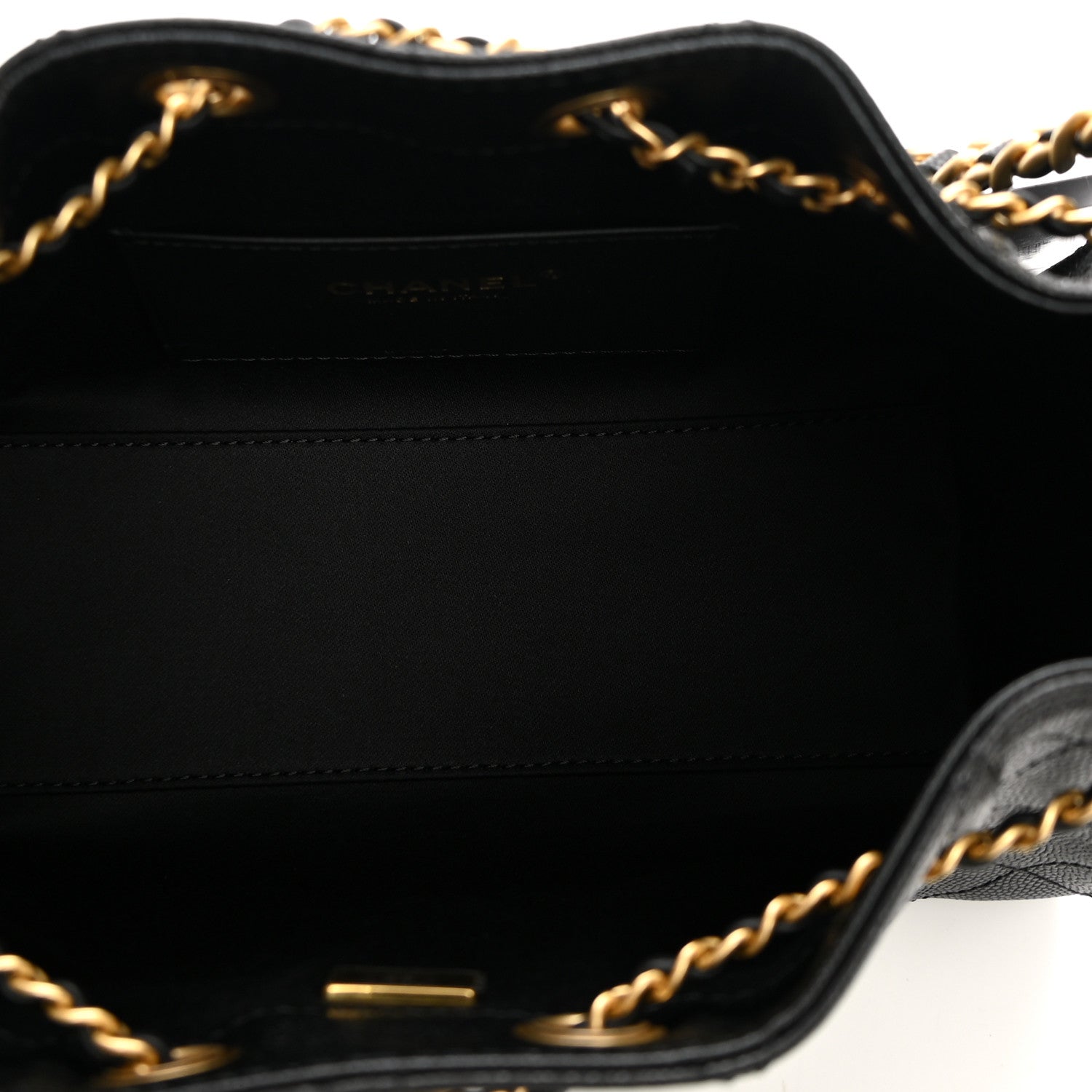 Chanel Caviar Quilted Mini Chanel 25 Handbag Black 5 of 10