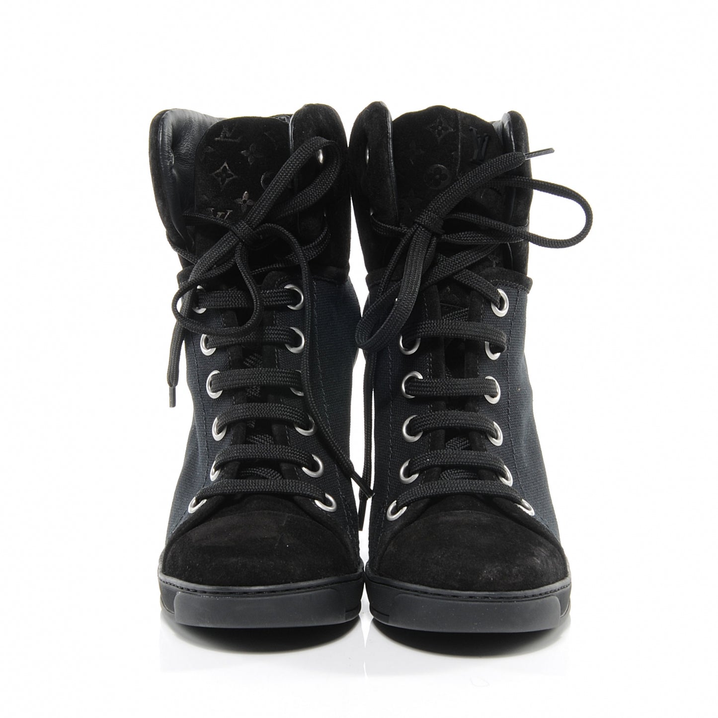 Suede Batignolles Wedges 37.5 Black