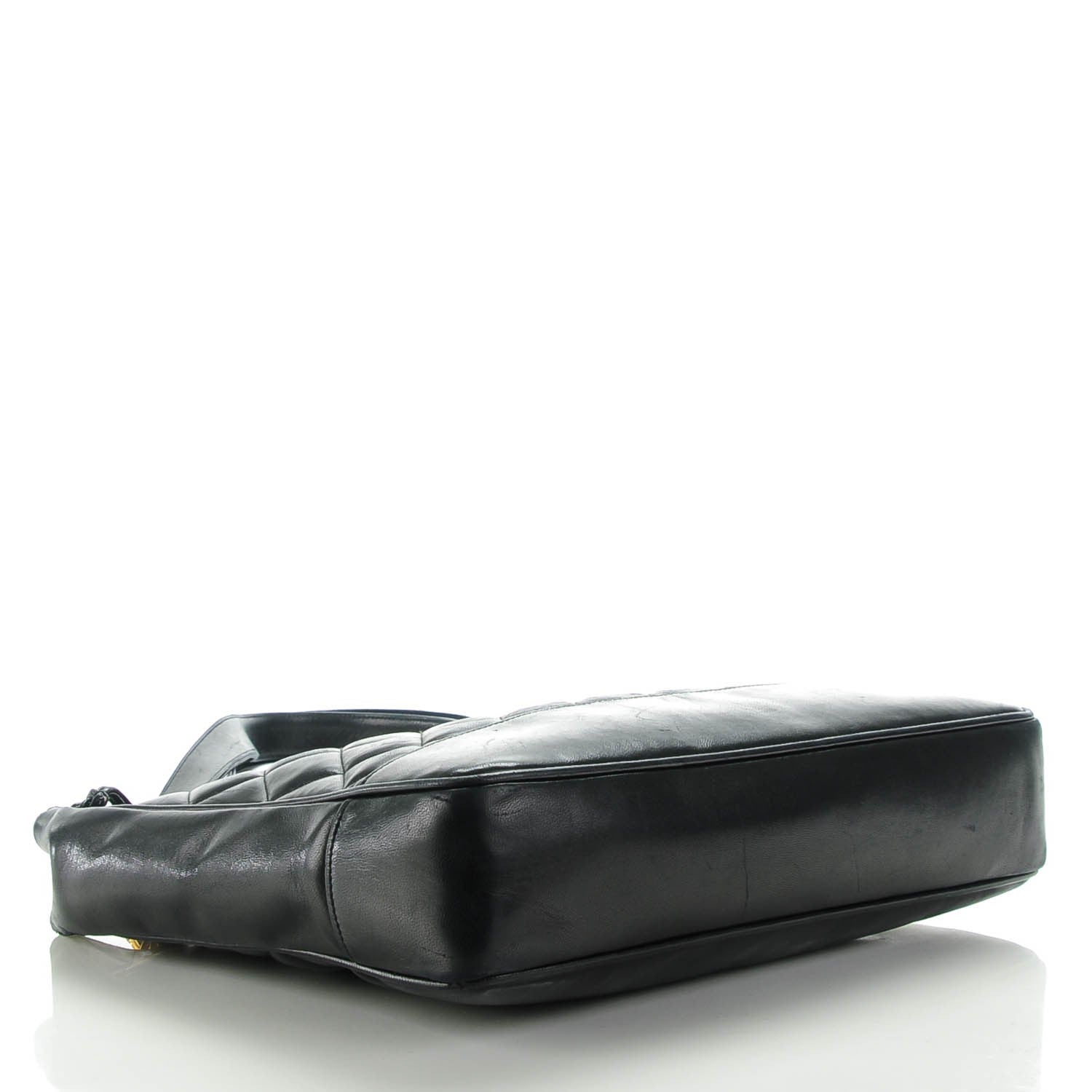 Chanel Lambskin Quilted Shoulder Bag Black 4 of 9