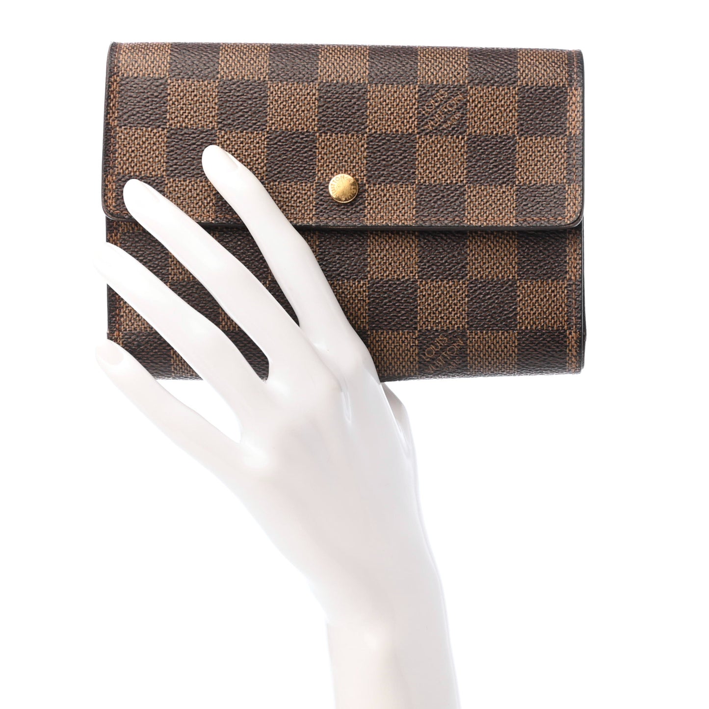 Damier Ebene Porte Tresor Etui Papier Wallet
