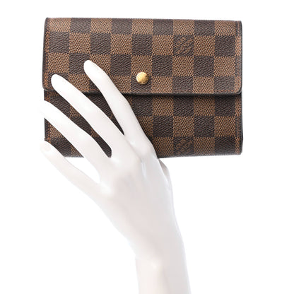 Louis Vuitton Damier Ebene Porte Tresor Etui Papier Wallet 2 of 7