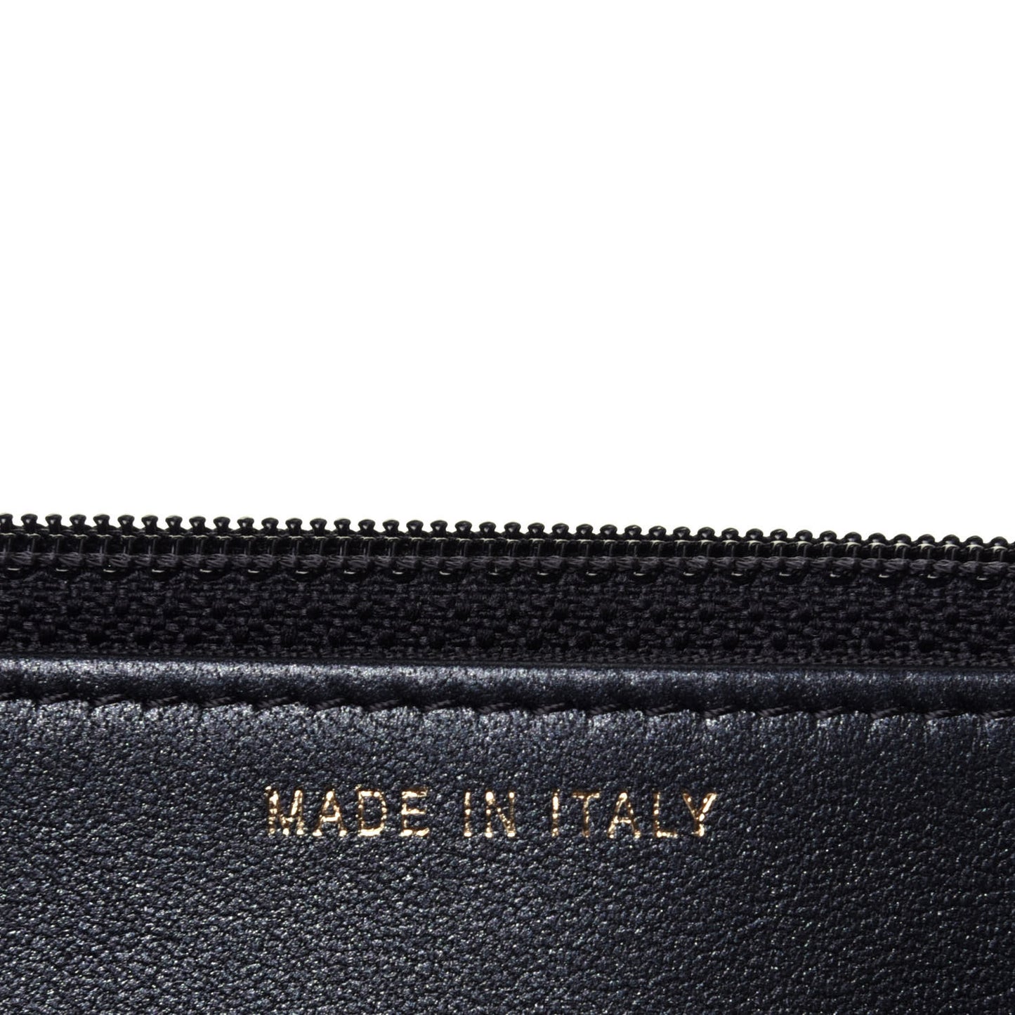 Iridescent Lambskin Quilted Pearl Wallet On Chain WOC Black