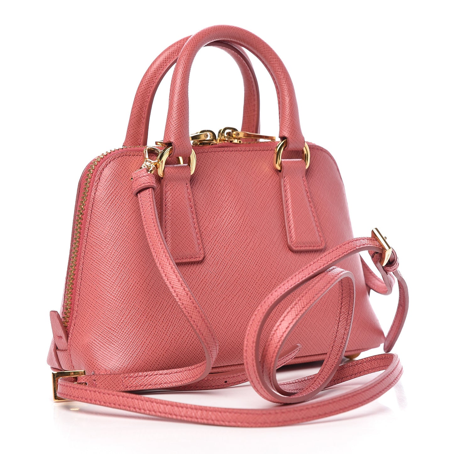 Saffiano Lux Mini Promenade Tote Peonia