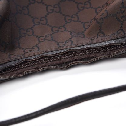 Gucci Nylon Monogram Hobo Dark Brown 8 of 14