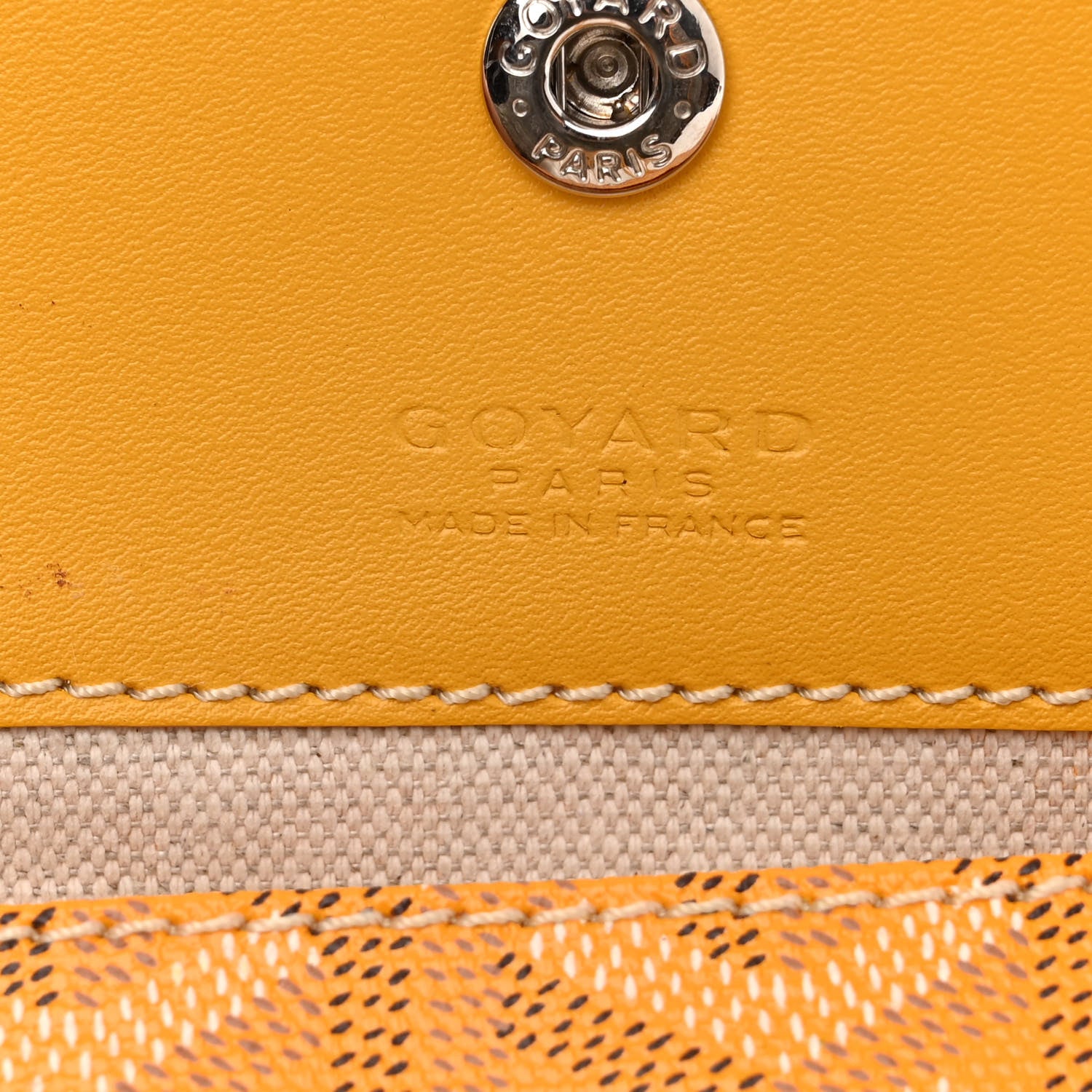 Goyard Goyardine Saint Louis GM Yellow 7 of 11