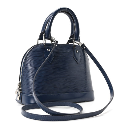 Louis Vuitton Epi Alma BB Indigo 3 of 9