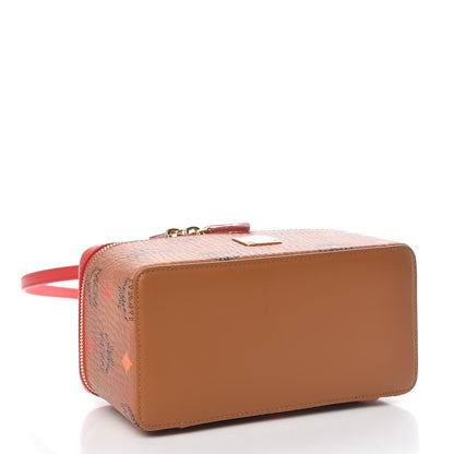 MCM Visetos Rockstar Vanity Case Cognac 4 of 9