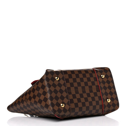 Louis Vuitton Damier Ebene Caissa Tote MM Cherry 4 of 11