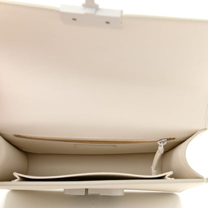 Christian Dior Ultra Matte Grained Calfskin 30 Montaigne Flap Bag White 4 of 11