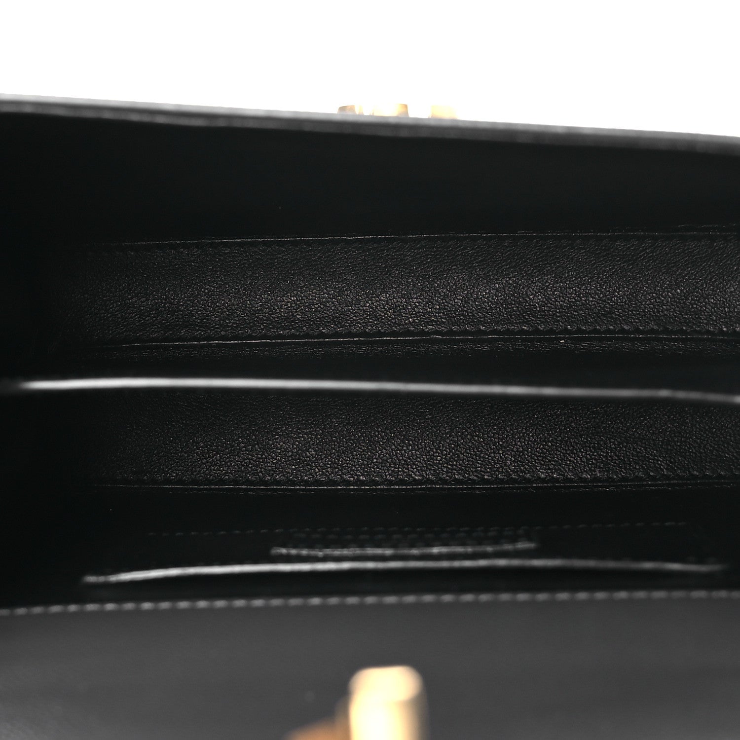 Saint Laurent Grain de Poudre Mini Classic Monogram Cassandra Top Handle Storm 5 of 10