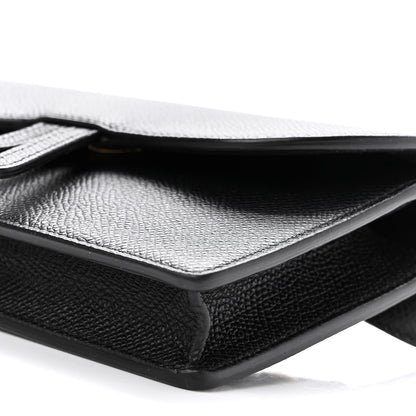 Christian Dior Grained Calfskin Saddle Belt Bag Black 9 of 9