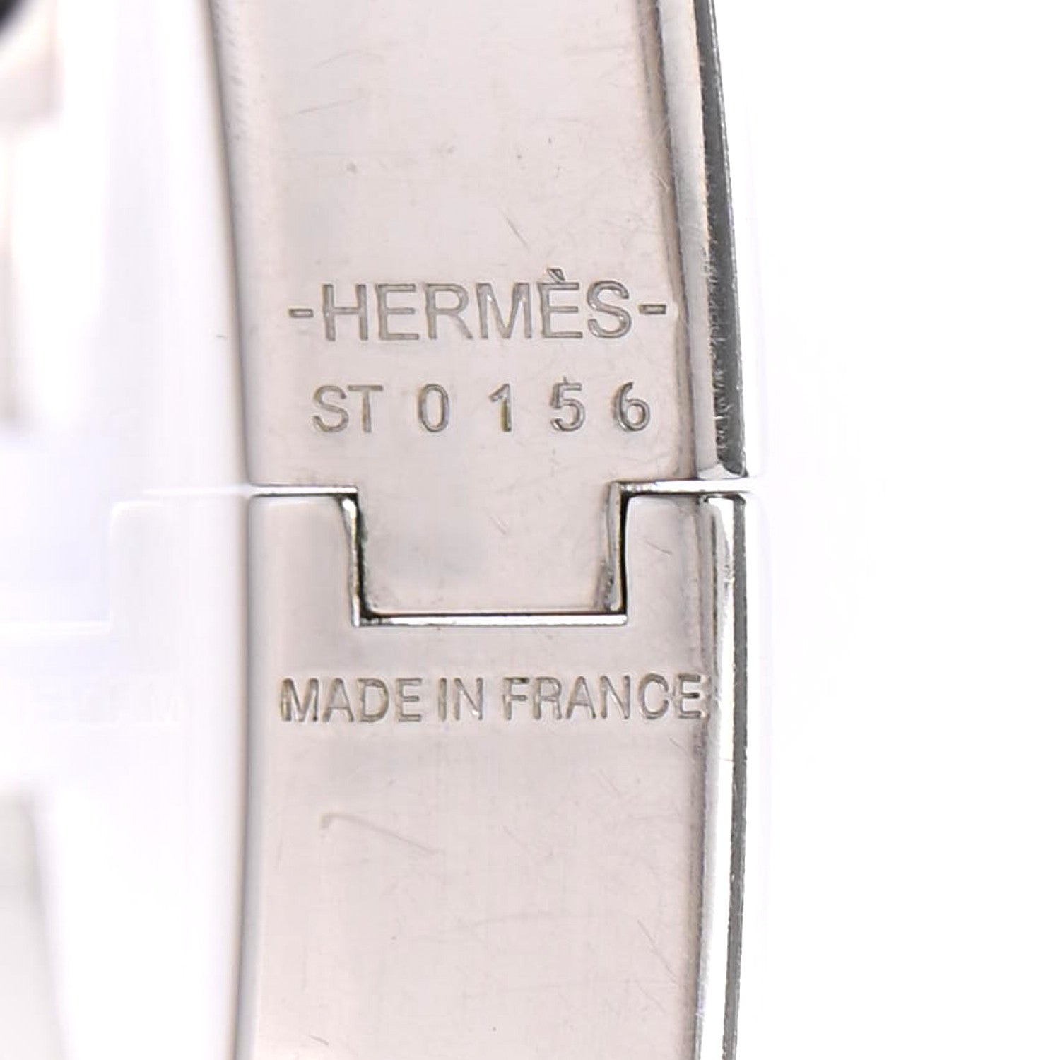 Hermes Enamel Narrow Clic Clac H Bracelet PM Black 4 of 4