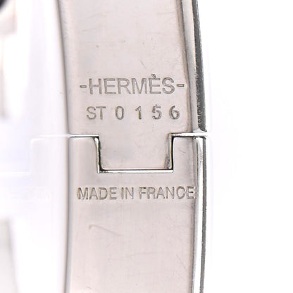 Hermes Enamel Narrow Clic Clac H Bracelet PM Black 4 of 4