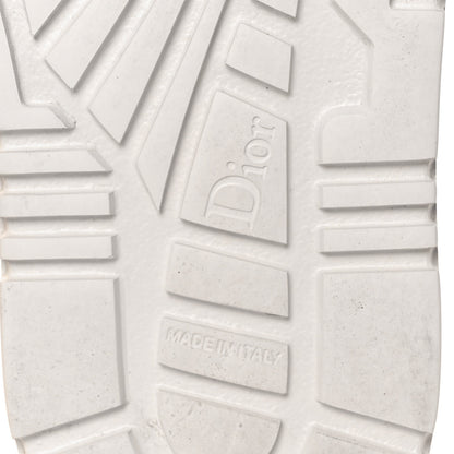 Christian Dior Canvas Fluo Toile de Jouy Embroidered Dway 10mm Slide Sandals 38 White Orange 6 of 8