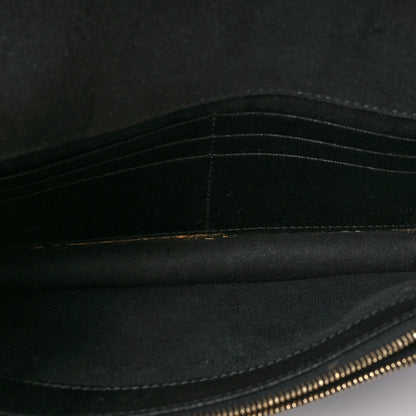 Fendi Vitello Elite Studded Tube Wallet on Chain Black 4 of 7