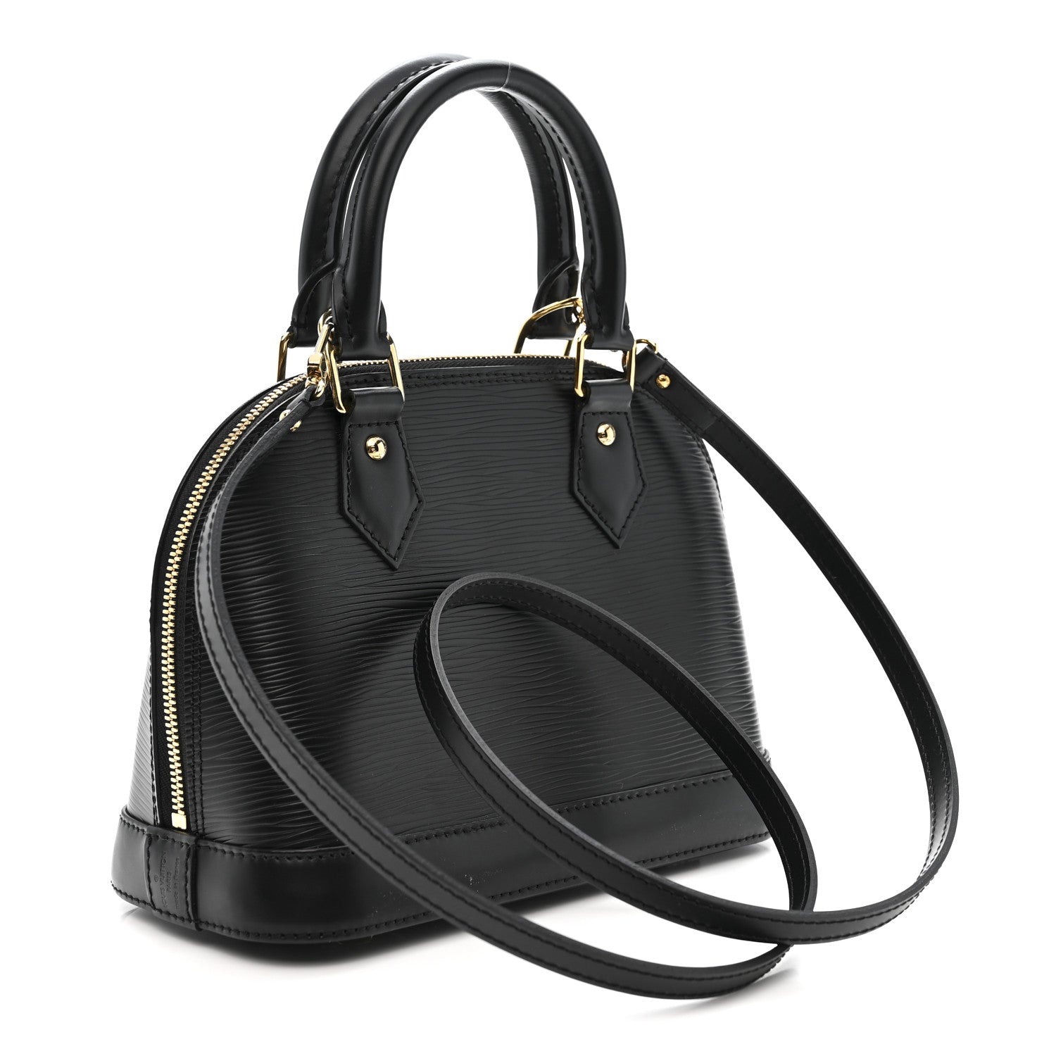Louis Vuitton Epi Blooming Flowers Alma BB Black 3 of 9