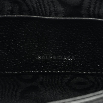 Gucci X BALENCIAGA BB Monogram Calfskin Web Mini Jackie 1961 Hobo Black 6 of 8