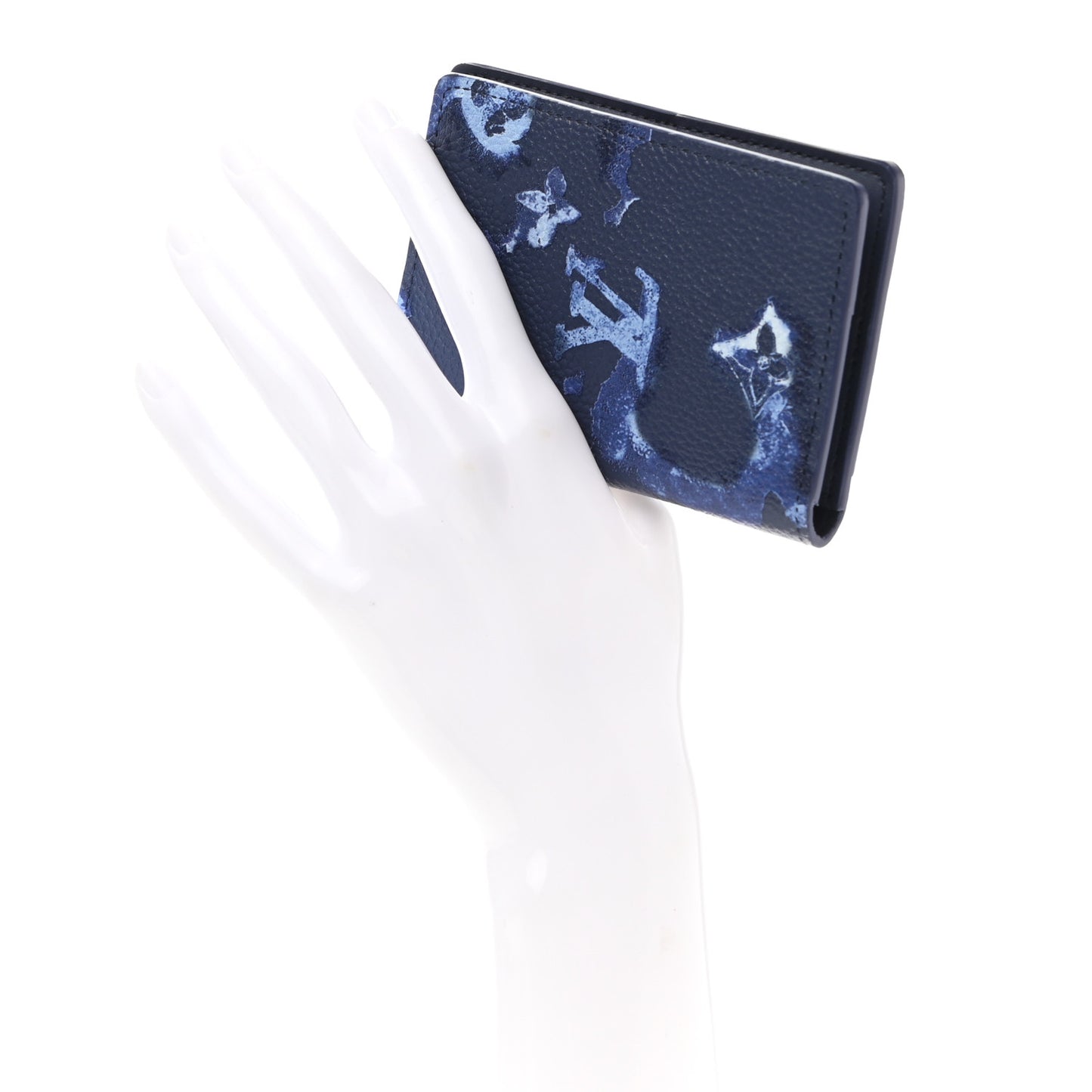 Monogram Ink Watercolor Pocket Organizer