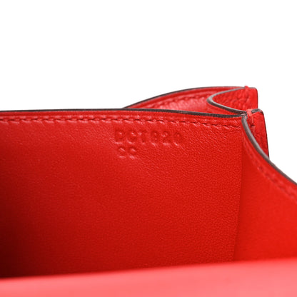 Hermes Epsom Enamel Constance 18 Rouge de Coeur Mauve Sylvestre 7 of 12
