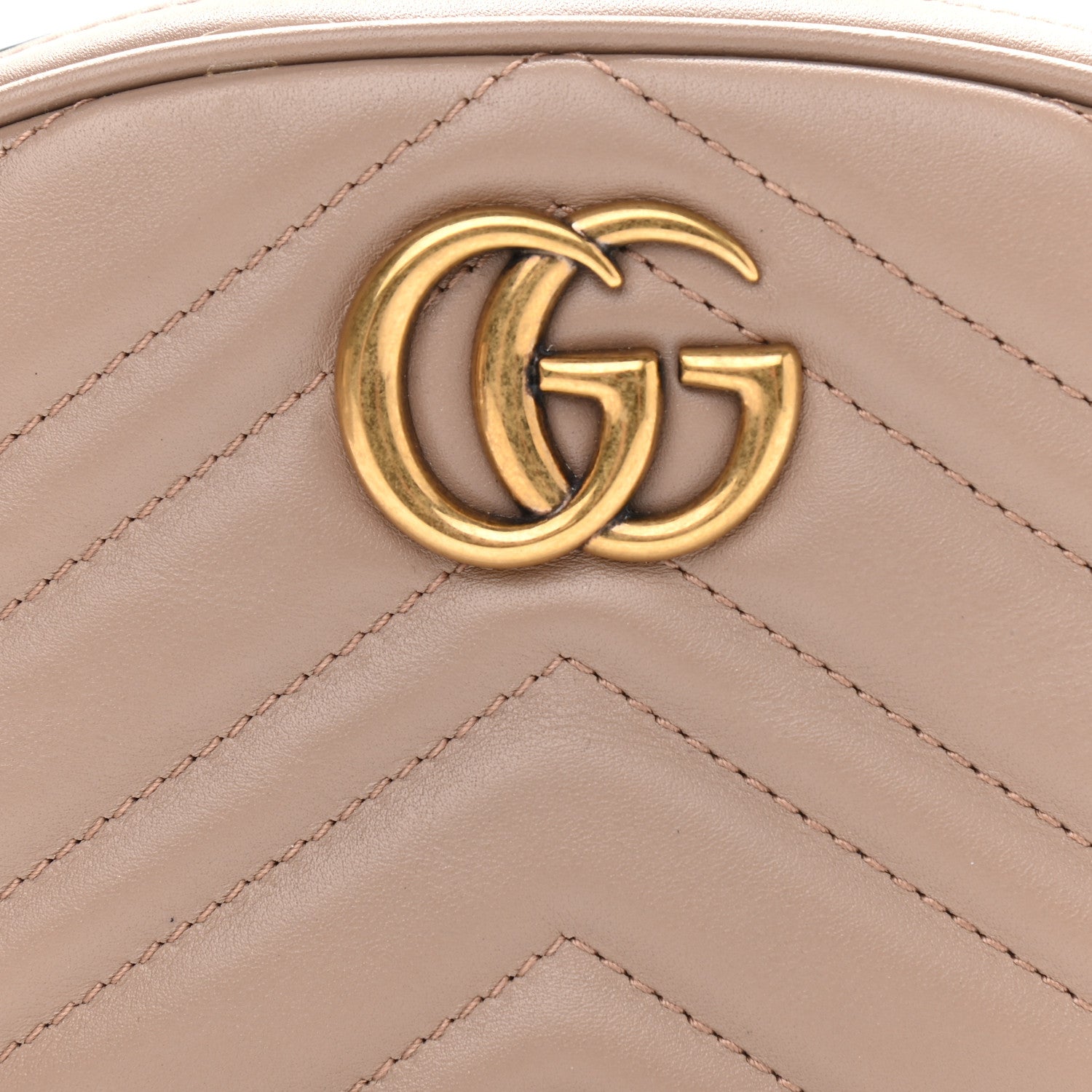 Gucci Calfskin Matelasse GG Marmont Belt Bag 85 34 Porcelain Rose 9 of 12