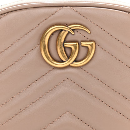 Gucci Calfskin Matelasse GG Marmont Belt Bag 85 34 Porcelain Rose 9 of 12