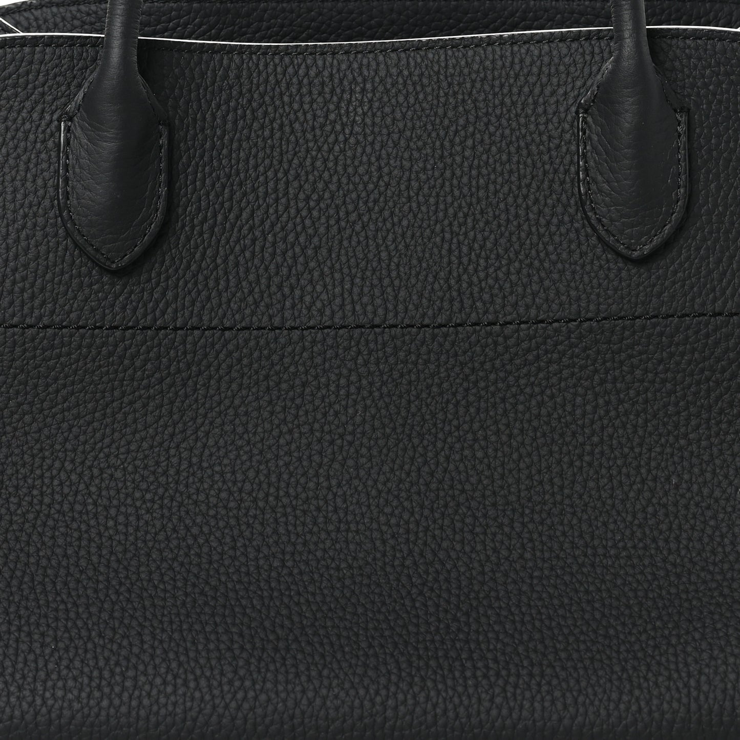 Grained Calfskin Margaux Shoulder 12 Black