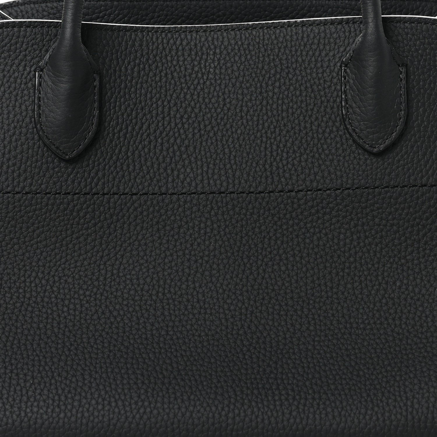 The Row Grained Calfskin Margaux Shoulder 12 Black 7 of 9