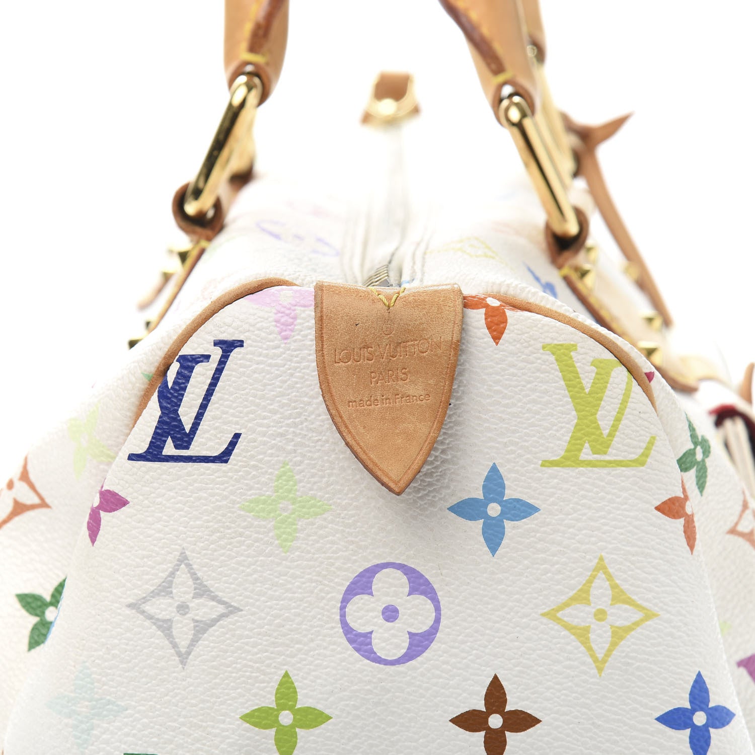 Louis Vuitton Monogram Multicolor Speedy 30 White 10 of 15