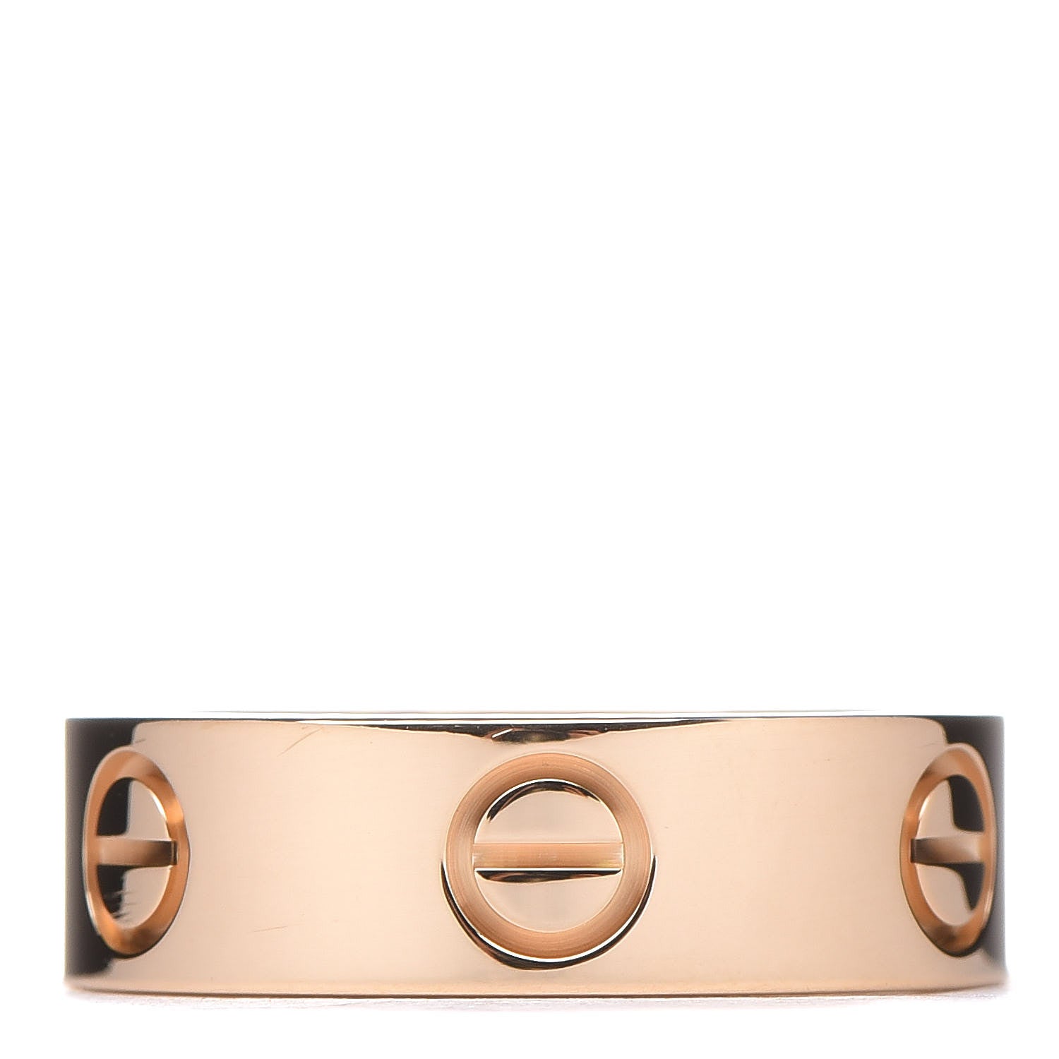Cartier 18K Yellow Gold 5.5mm LOVE Ring 51 5.75 1 of 5