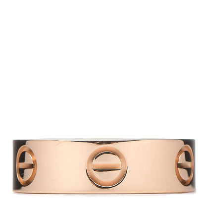 Cartier 18K Yellow Gold 5.5mm LOVE Ring 51 5.75 1 of 5
