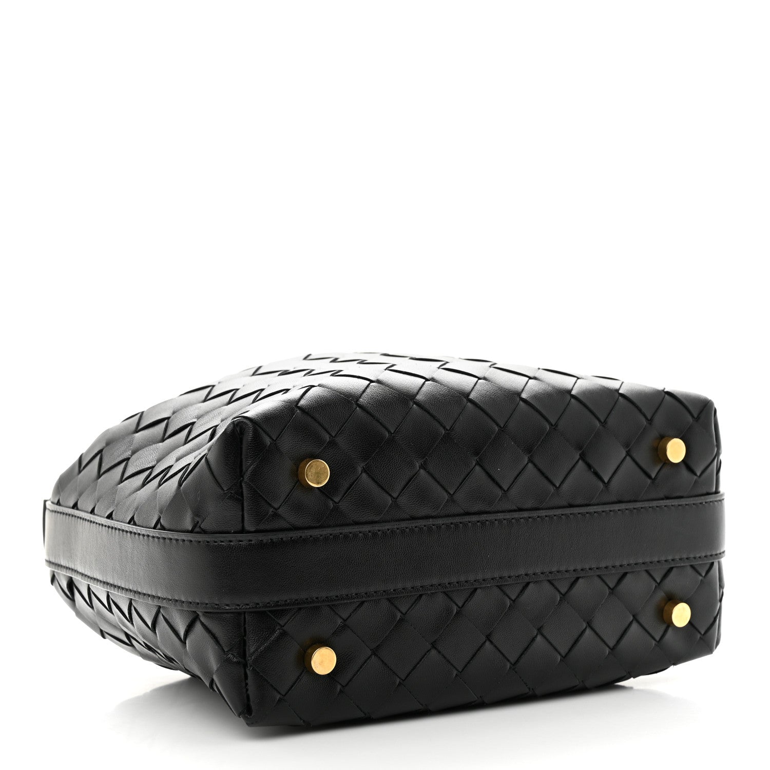 Bottega Veneta Calfskin Nappa Intrecciato Mini Wallace Black 4 of 10
