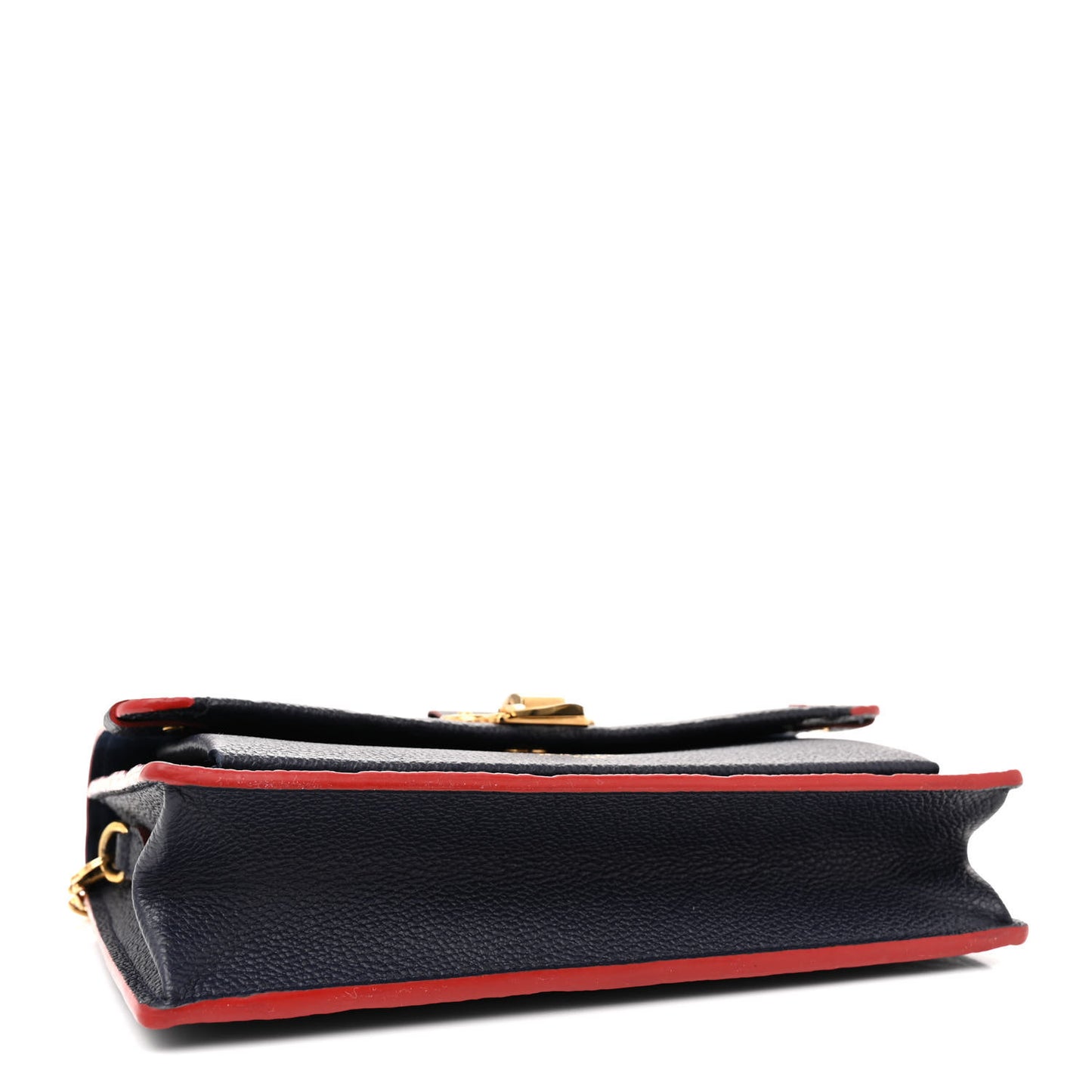 Empreinte Vavin Chain Wallet Marine Rouge