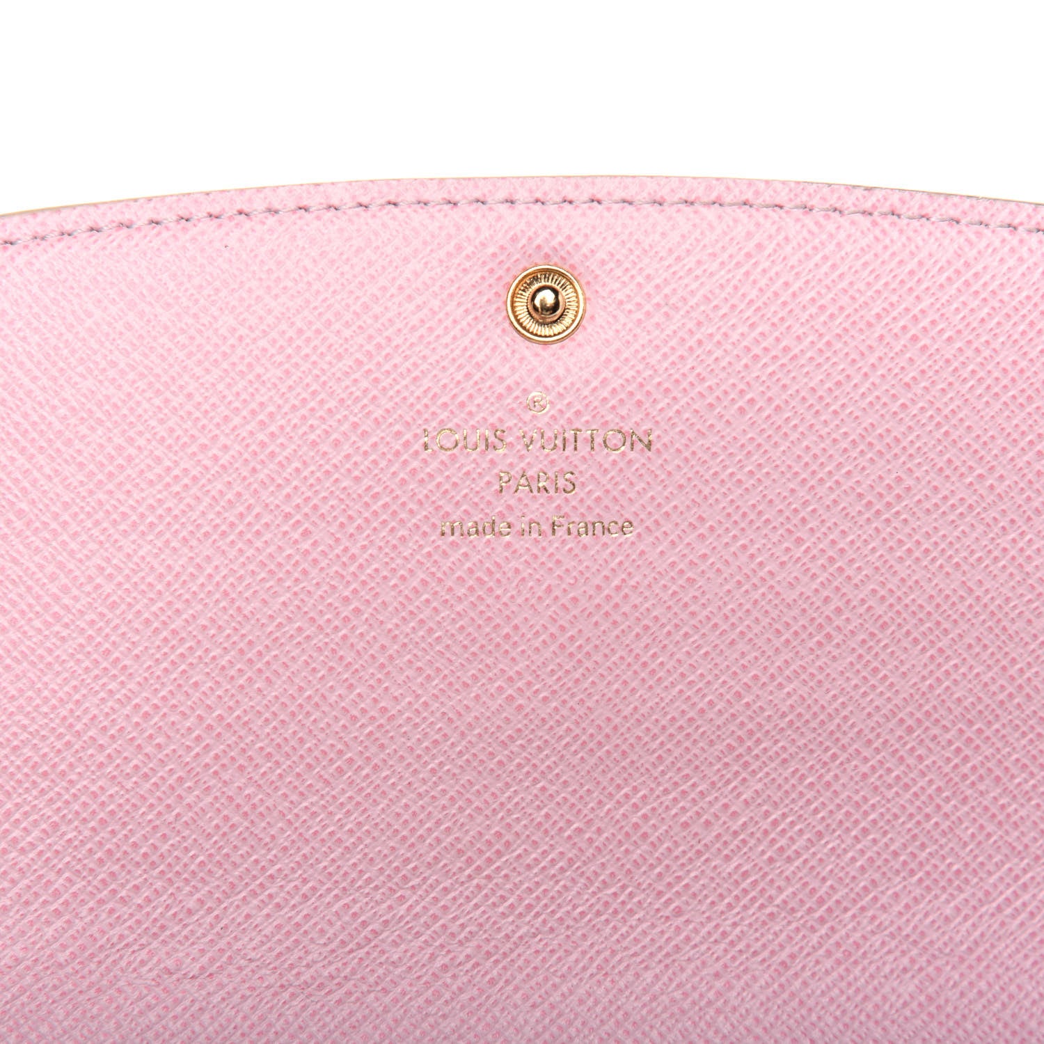 Louis Vuitton Damier Azur Emilie Wallet Rose Ballerine 6 of 14