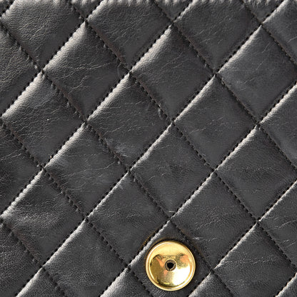 Chanel Lambskin Quilted Medium Single Flap Black 18 of 19