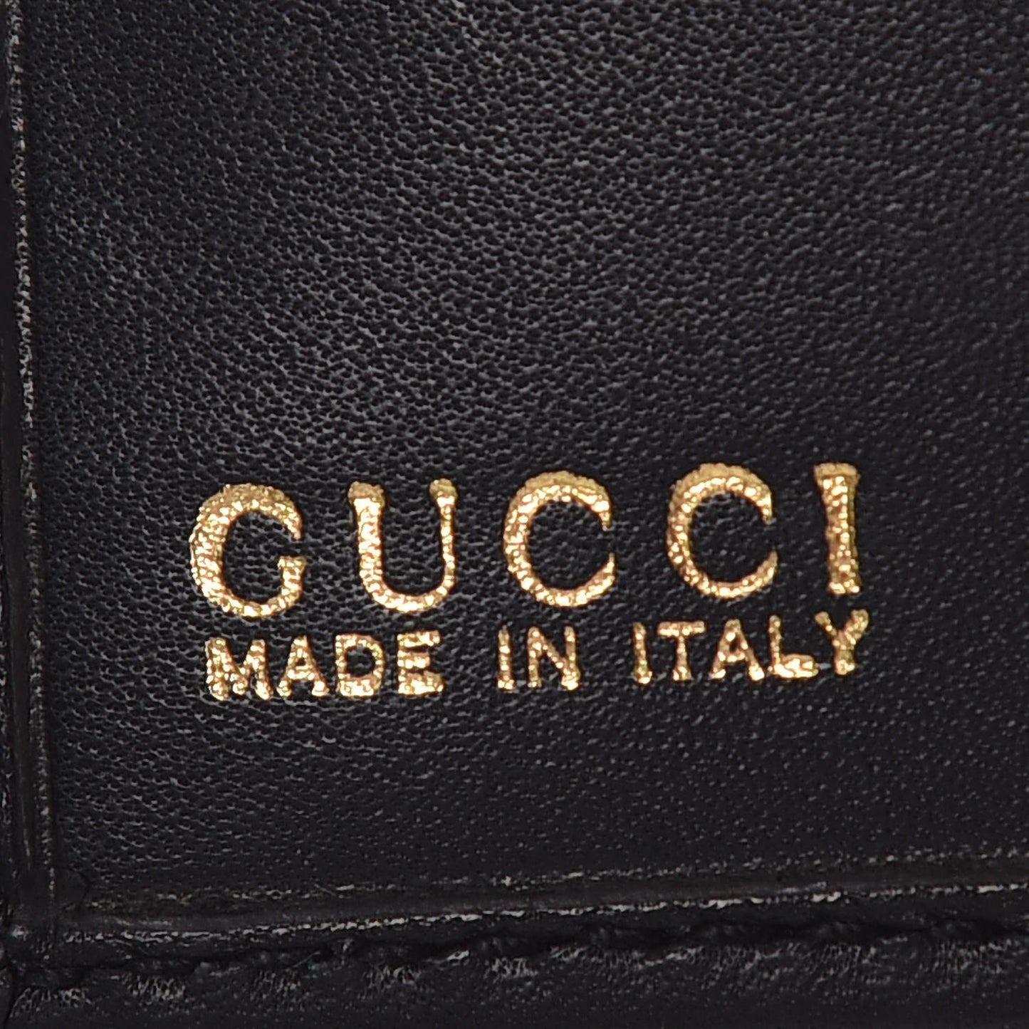 Calfskin Web Bi-Fold Wallet Black