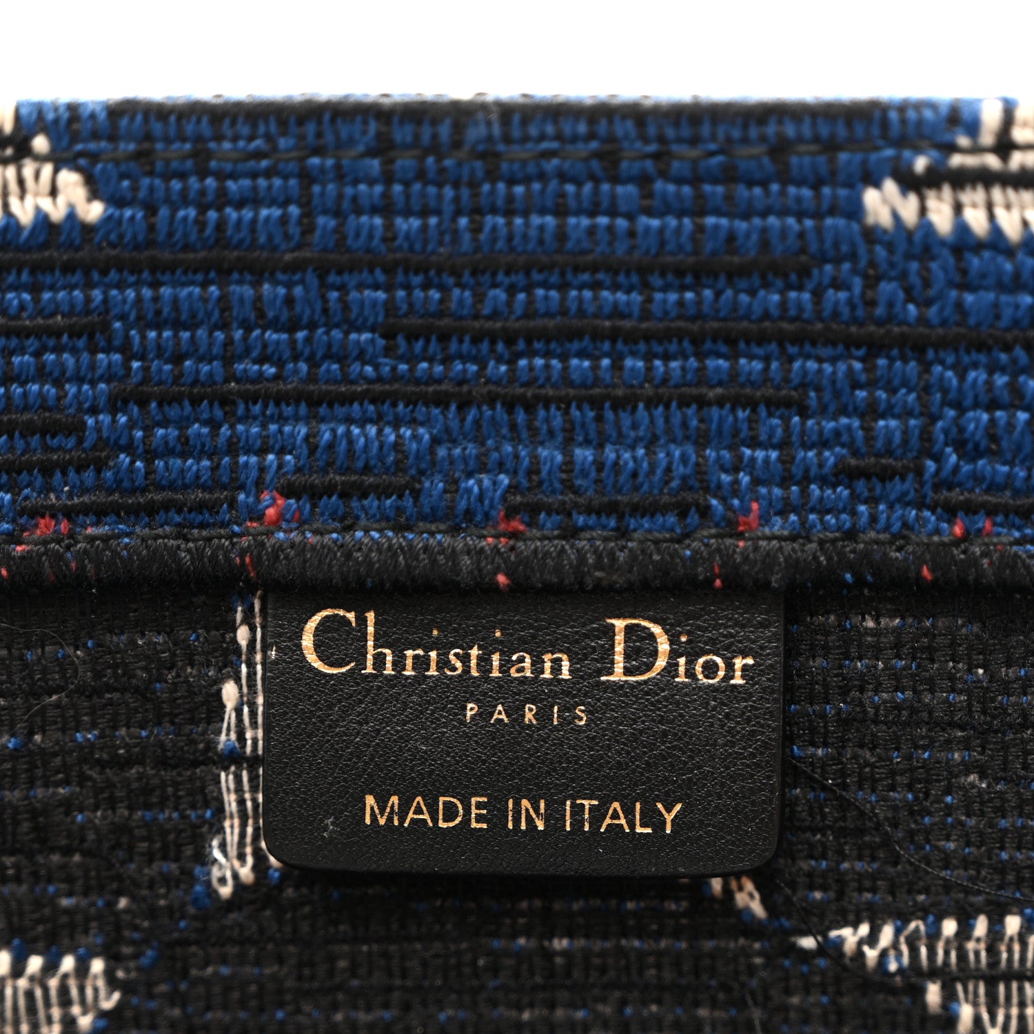 Christian Dior Canvas Embroidered Large Exclusive US Book Tote Multicolor 6 of 13
