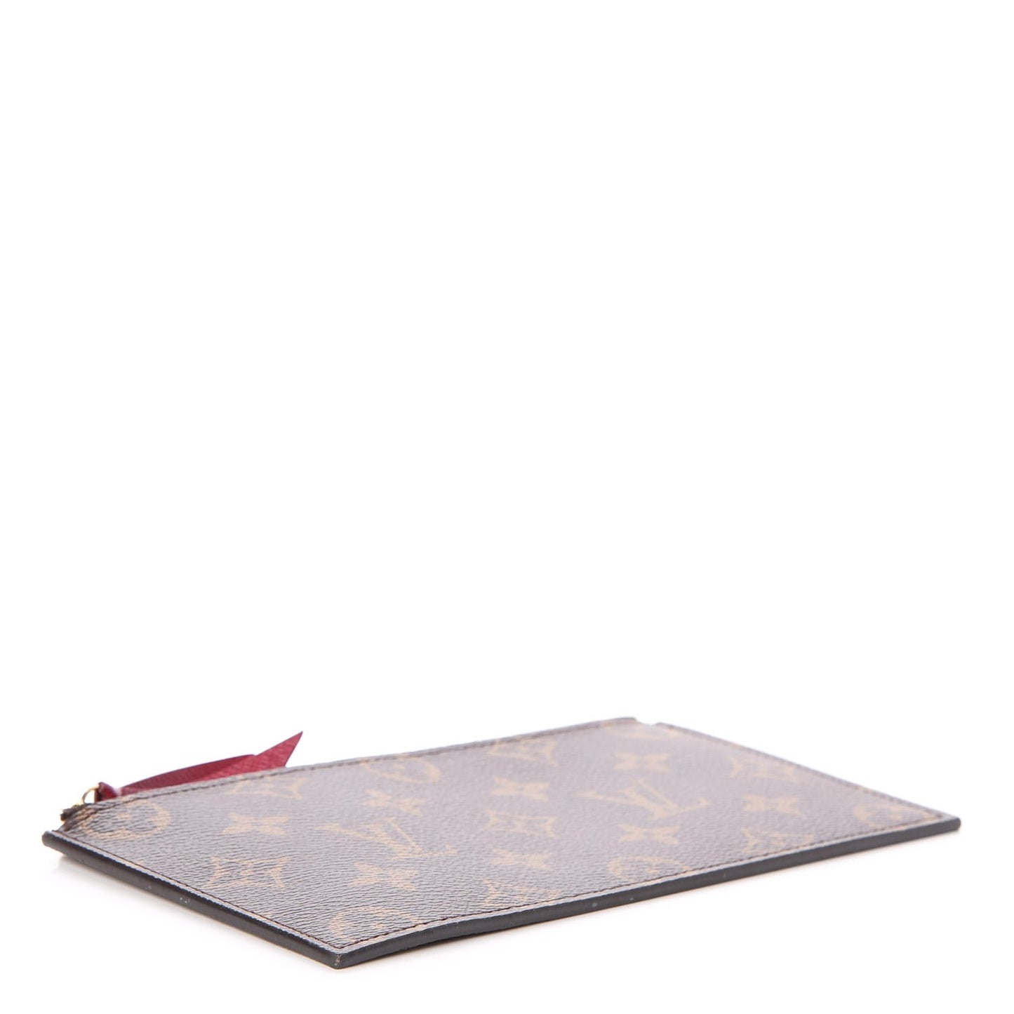 Monogram Felicie Chain Wallet Zippered Insert Fuchsia