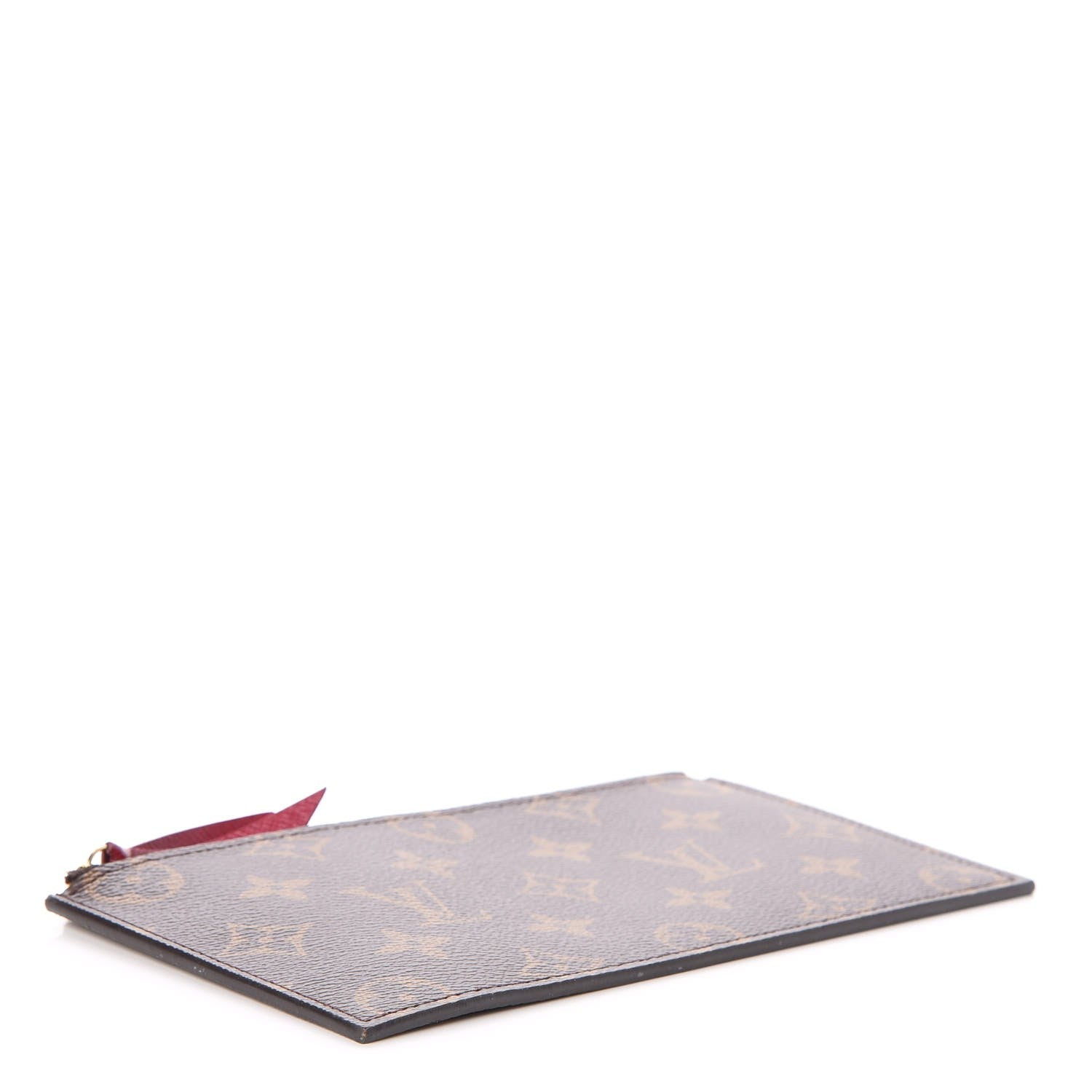 Louis Vuitton Monogram Felicie Chain Wallet Zippered Insert Fuchsia 4 of 6