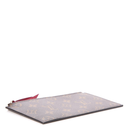 Louis Vuitton Monogram Felicie Chain Wallet Zippered Insert Fuchsia 4 of 6