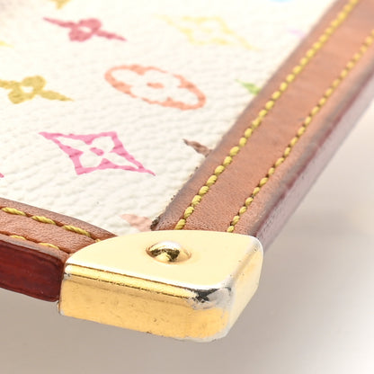 Louis Vuitton Monogram Multicolor Key Pouch White 10 of 10