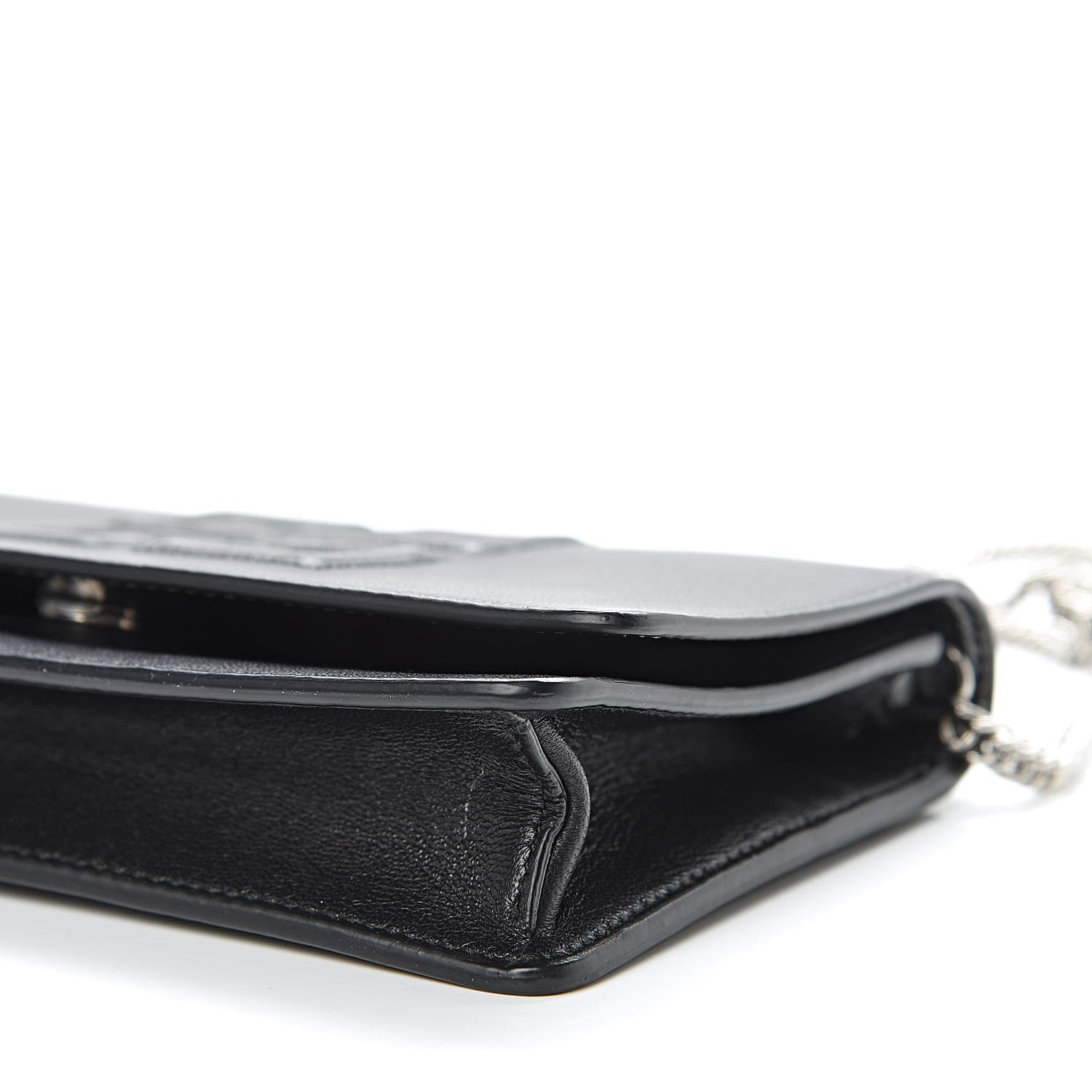 Givenchy Lambskin Emblem Chain Wallet Black 11 of 13