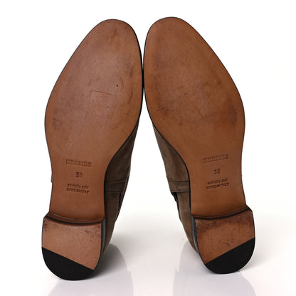 Hermes Suede Neo Low Boots 38 Ecorce 5 of 10