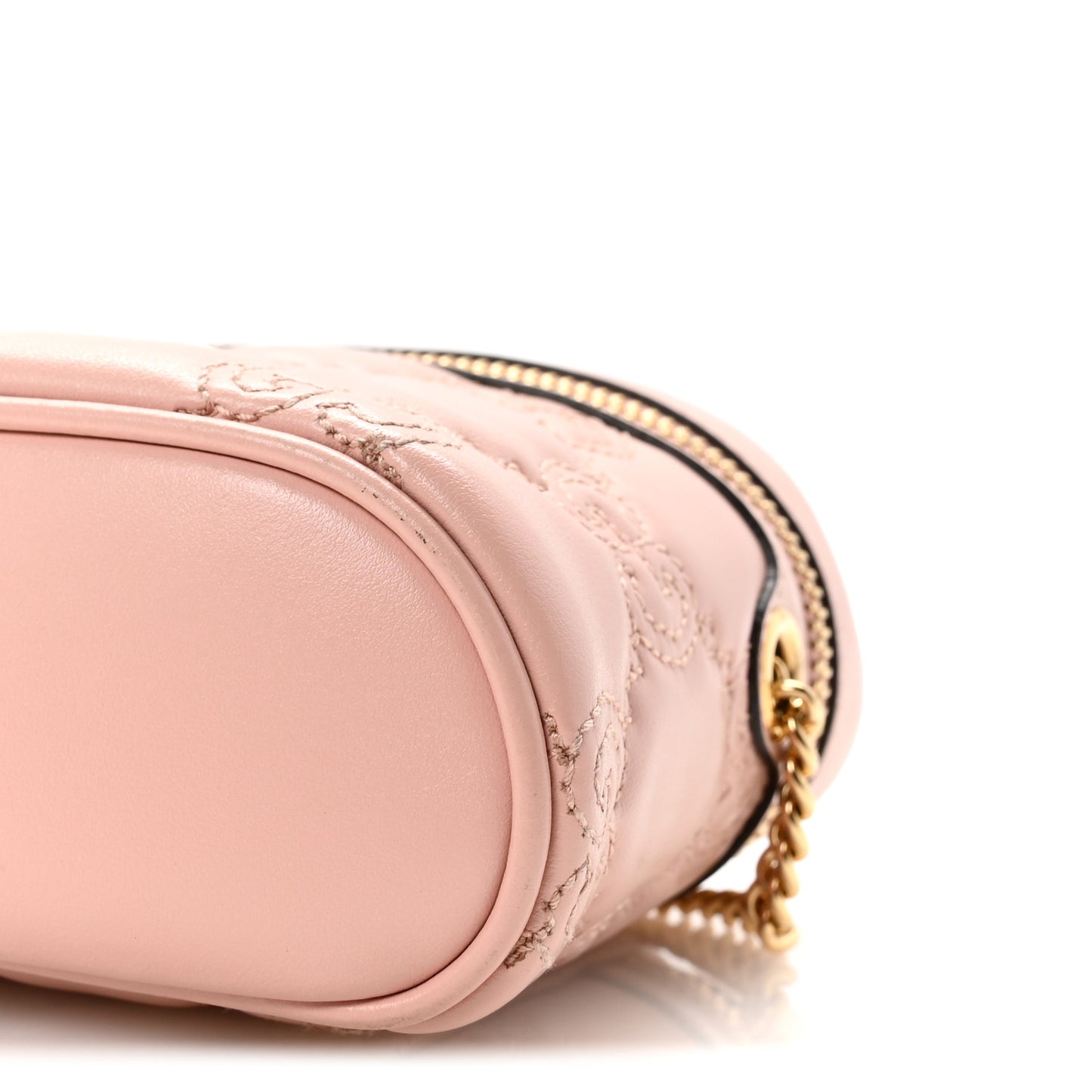 Calfskin GG Matelasse Mini Top Handle Bag Perfect Pink