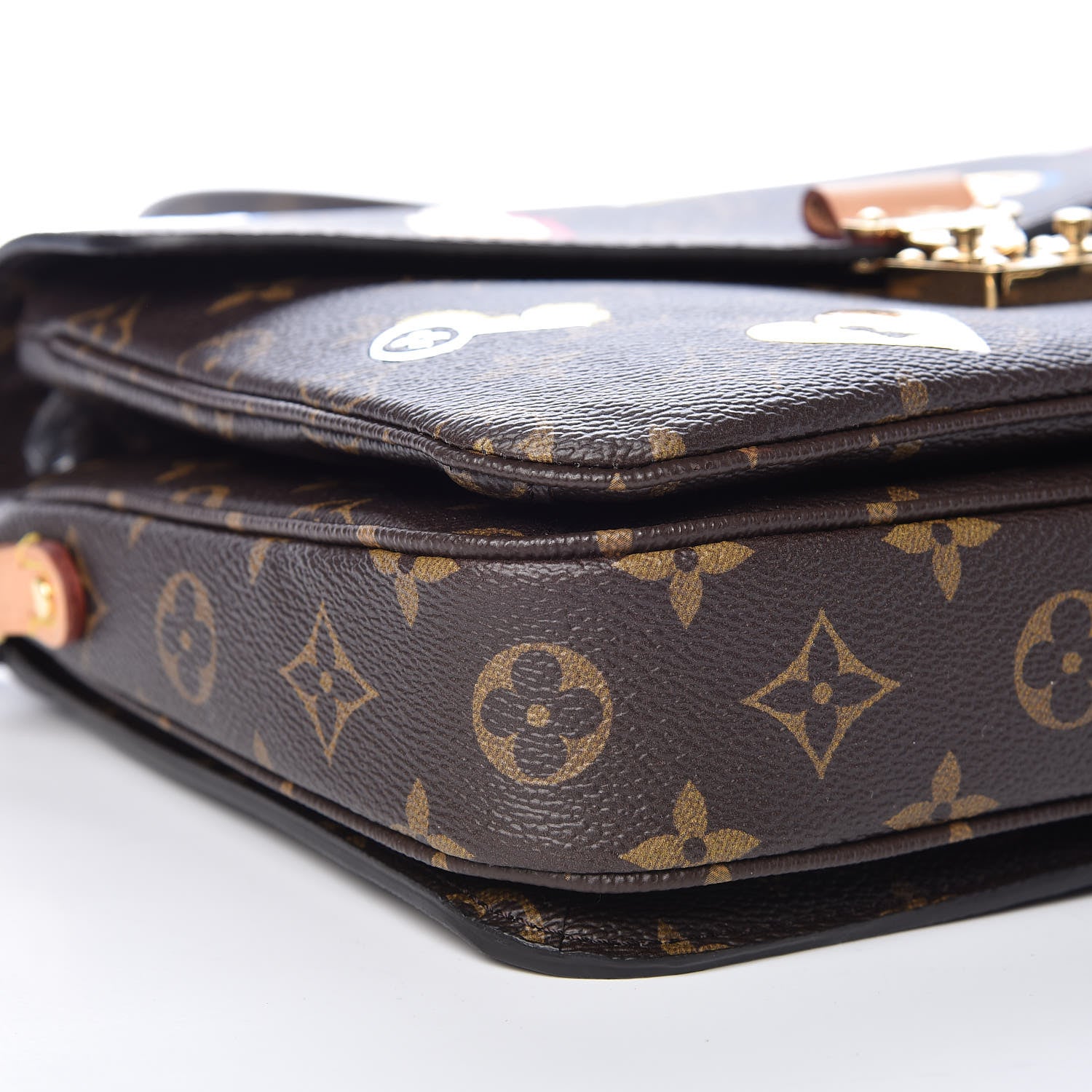 Louis Vuitton Monogram Love Lock Pochette Metis 7 of 9