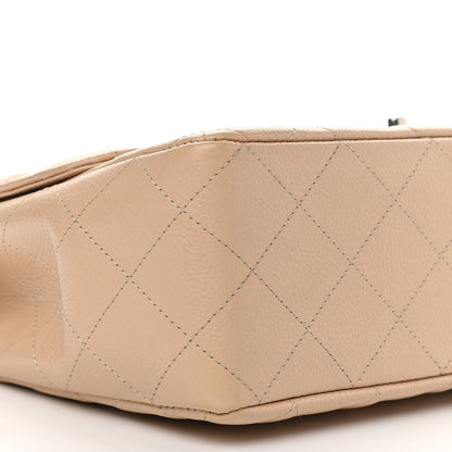 Chanel Caviar Quilted Jumbo Single Flap Beige Clair 8 of 10