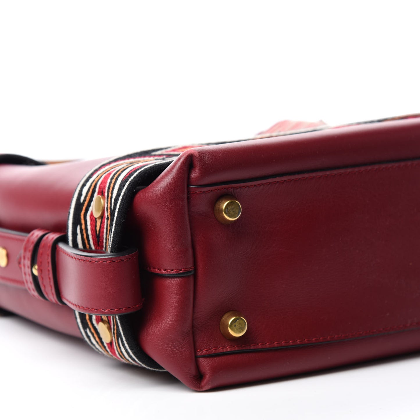 Smooth Calfskin DiorOdeo Small Hobo Red