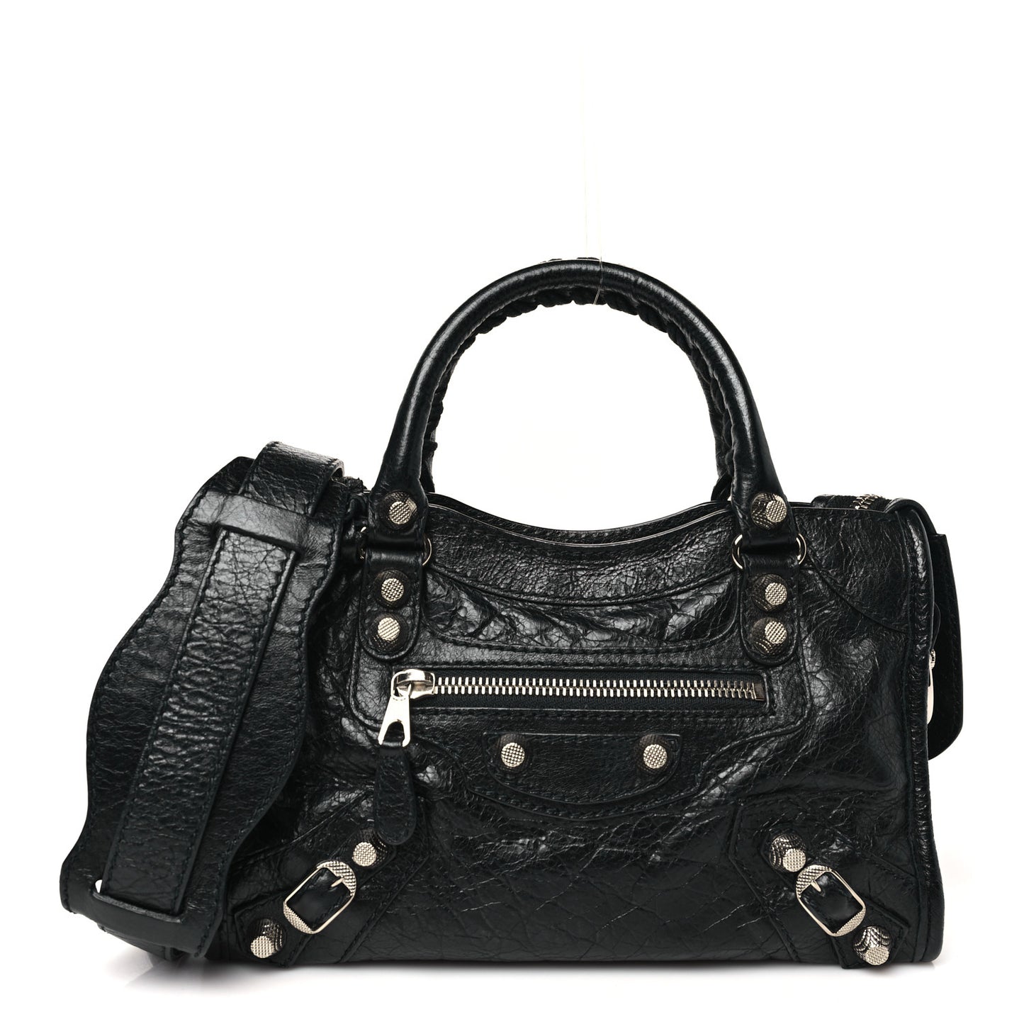 Agneau Giant 12 Silver Hardware Mini City Black