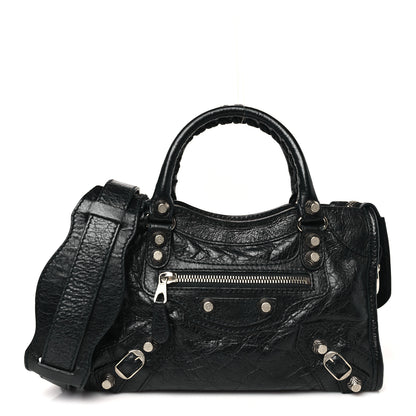 Balenciaga Agneau Giant 12 Silver Hardware Mini City Black 1 of 12
